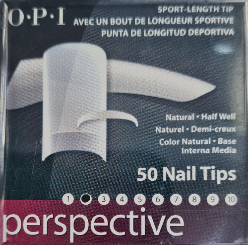 OPI NAIL TIPS - PERSPECTIVE - Half-well - Size 2 - 50 tips